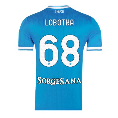 Fotballdrakt Herre SSC Napoli Stanislav Lobotka #68 Hjemmedrakt 2025-26 Kortermet Fotballdrakt Herre SSC Napoli Stanislav Lobotka #68 Hjemmedrakt 2025-26 Kortermet